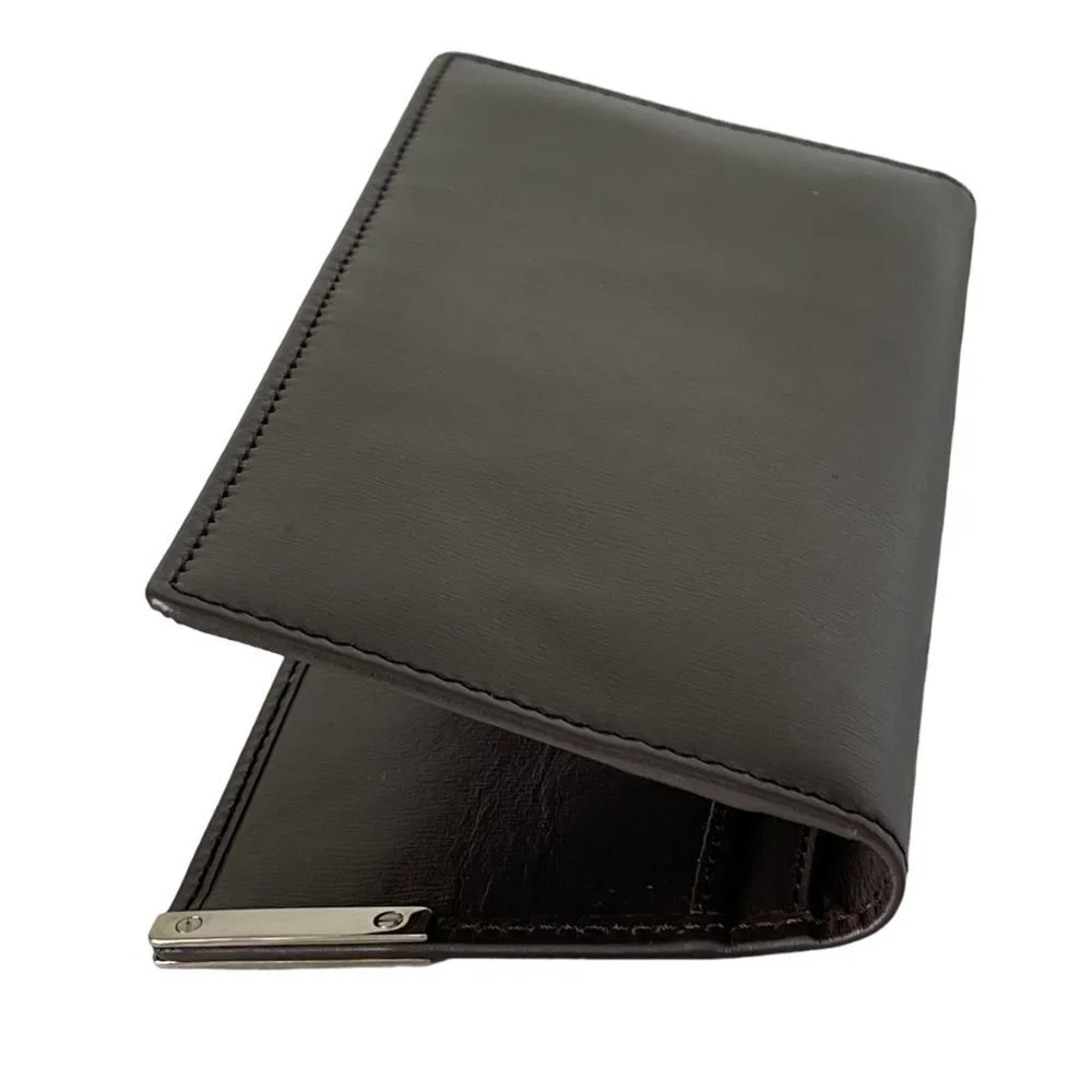 Tod's Italy Brown Barretta MET Leather Vertical‎ Wallet, XAMBRRB7449PULS81